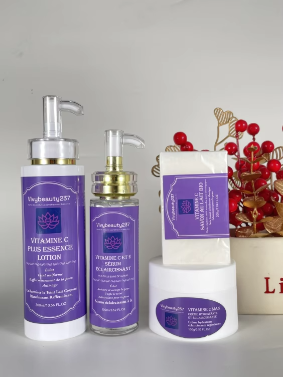 Kit de soins hydratant et éclaircissante à la vitamine C