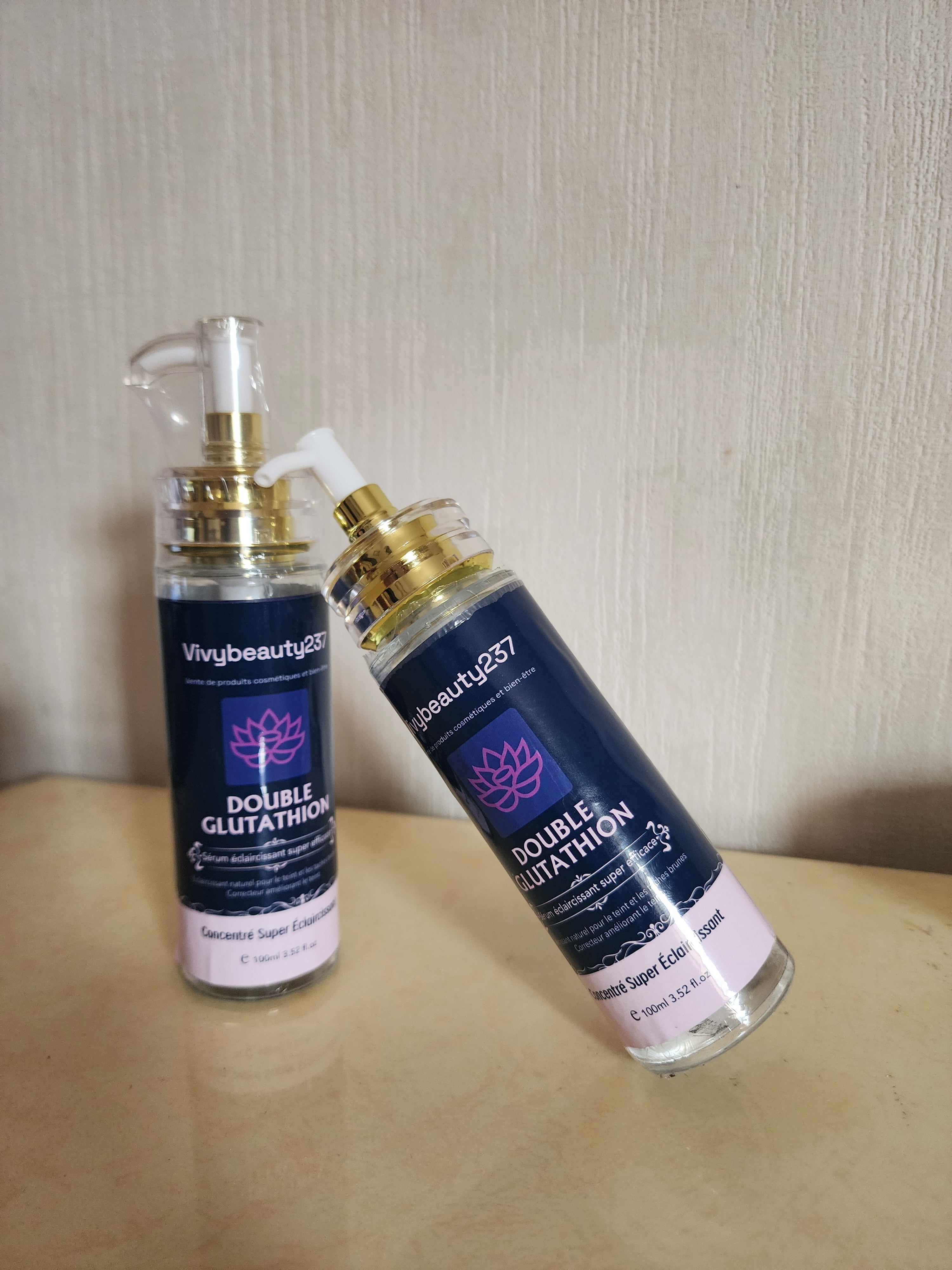 Sérum Éclaircissant Double Glutathion pour une Peau Super Éclatante 100ml